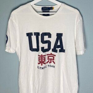 Mens Polo Ralph Lauren USA Olympic Team T-Shirt Size Medium